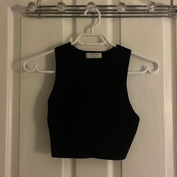 Babaton Ribbed Halter Top - Picture 2 of 3